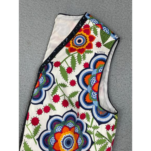 Rosalita McGee Womens Size M All Over Print Floral Jumpsuit NWT - Picture 5 of 9